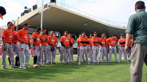 Naranjeros de Hermosillo iniciaron sus entrenamientos en el estadio Héctor Espino