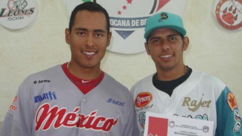 Manuel Mancilla y Eduardo Francisco Rivera de la Liga Rookie de la Academia LMB