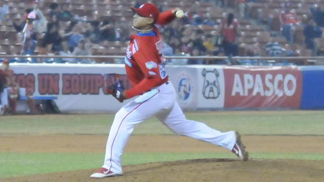 Marco Duarte, pitcher de Águilas de Mexicali