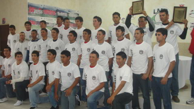 Equipo MEXOAX, campeón 2011 de Liga Rookie de la Academia LMB