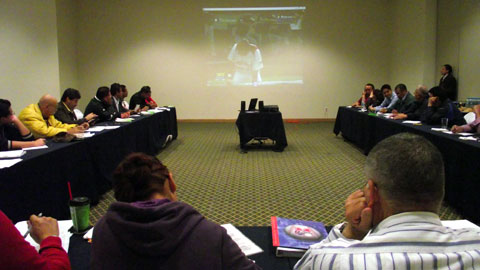Seminario de actualización para anotadores y stringers de la Liga Mexicana